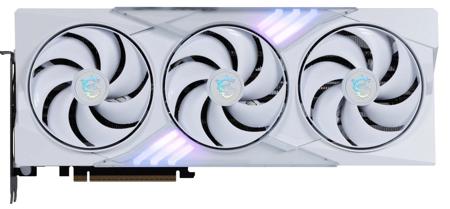 Видеокарта PCI-E 5.0 16Gb MSI GeForce RTX 5080 GAMING TRIO OC WHITE