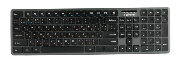 Клавиатура беспроводная Gembird KBW-8460, черный