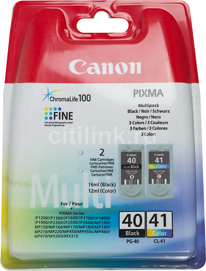 Набор картриджей Canon PG-40 + CL-41