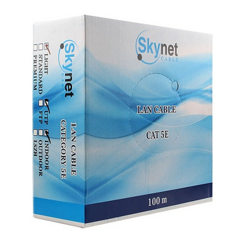 Кабель внутренний витая пара Бухта 305м SkyNet Standart UTP5e 2pr ( 0.48mm) медь CSS-UTP-2-CU