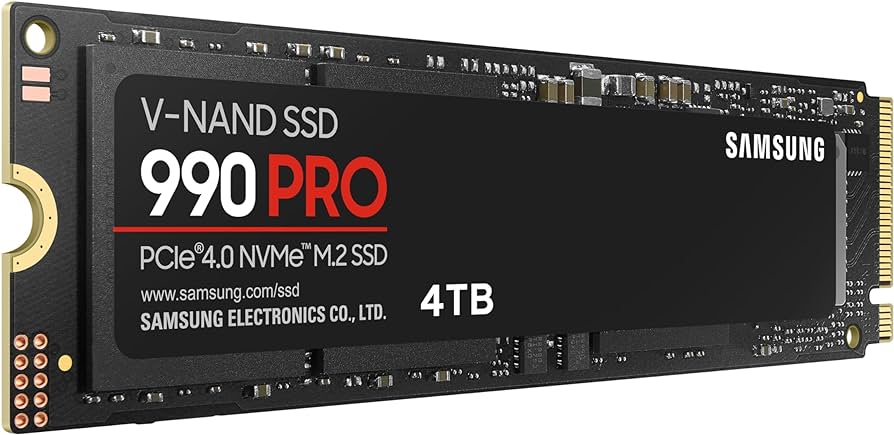 Накопитель SSD M.2 NVMe 4Tb Samsung 990 PRO (MZ-V9P4T0BW)