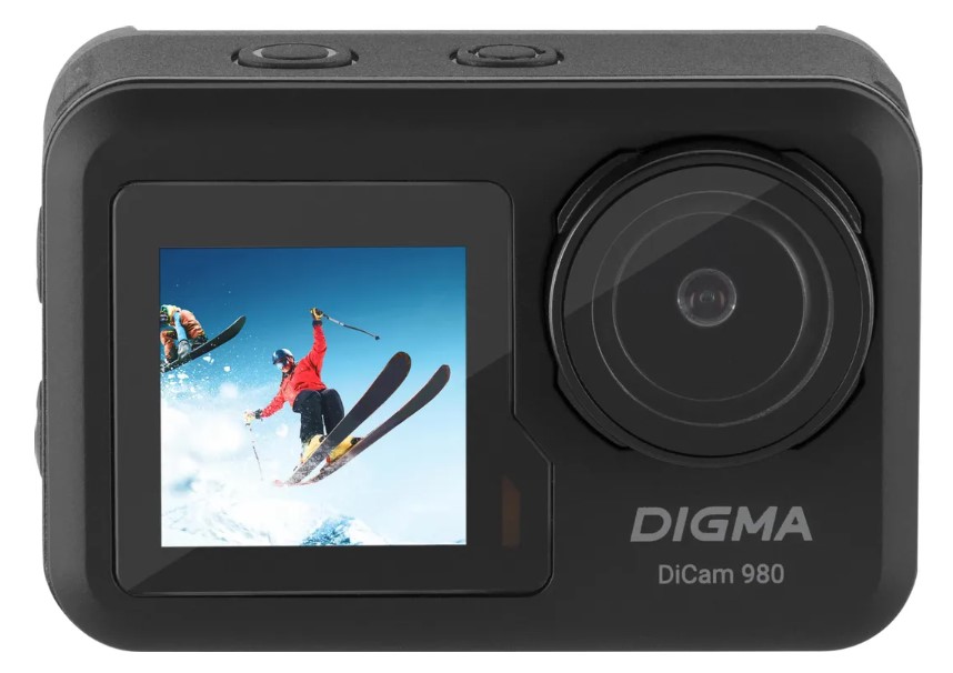 Экшн-камера Digma DiCam 980 черный