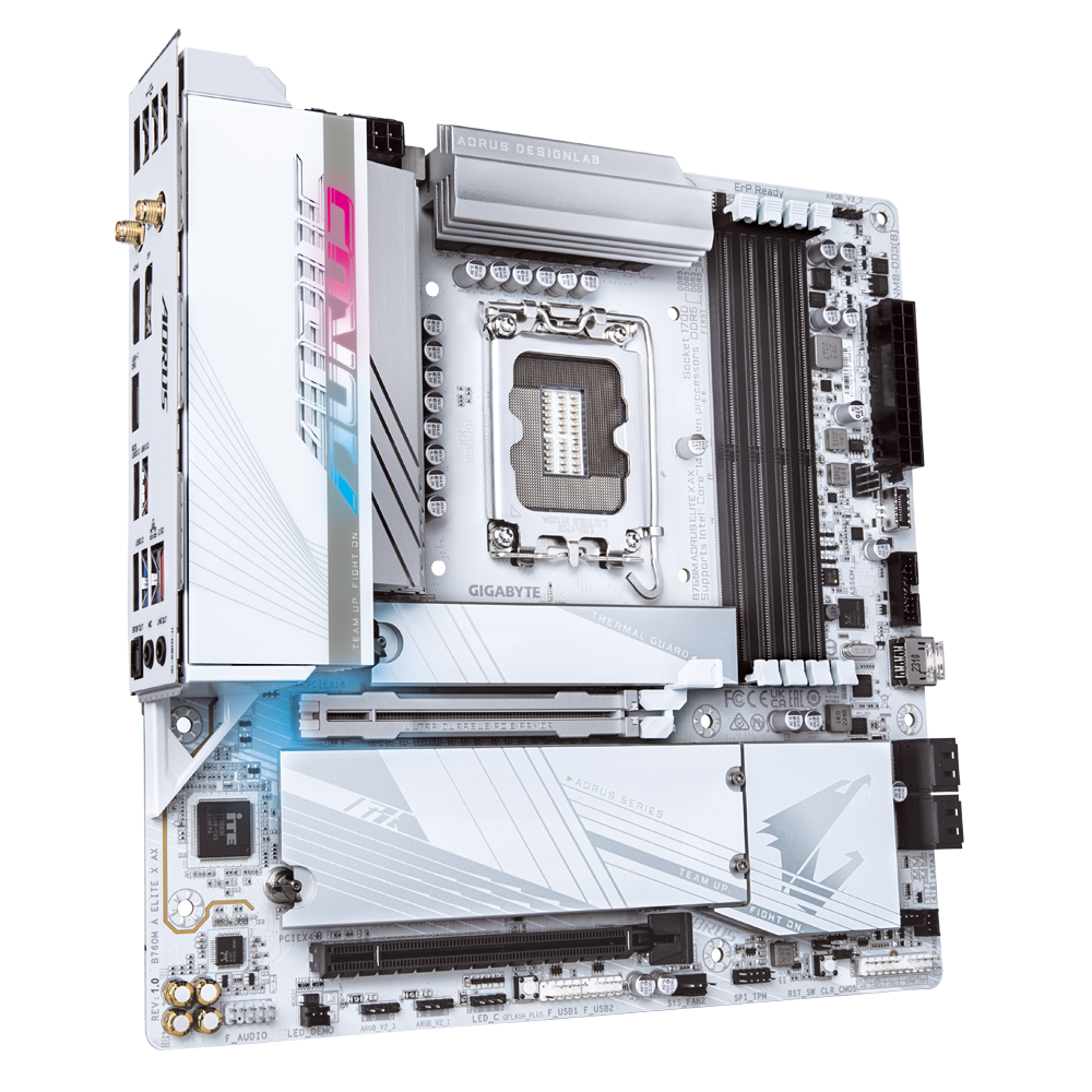 Материнская плата Socket 1700 GIGABYTE B760M AORUS ELITE X AX DDR5