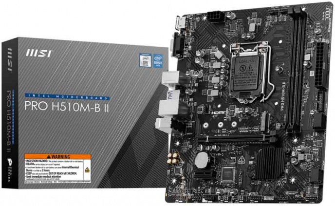 Материнская плата Socket 1200 MSI PRO H510M-B II
