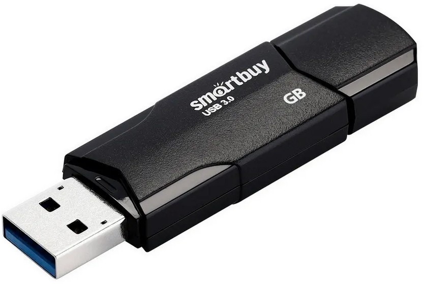 Флеш накопитель 8Gb USB 2.0 SmartBuy Clue (SB8GBCLU-K), черный
