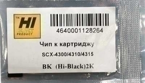 Чип Hi Black для Samsung SCX4300/4310/4315 (MLT-D109S) BK, 2K