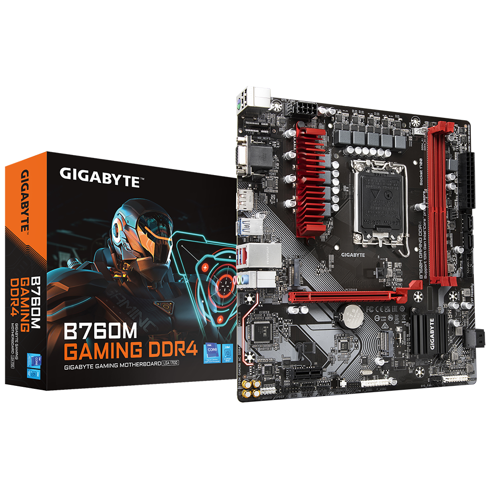 Материнская плата Socket 1700 GIGABYTE B760M GAMING DDR4