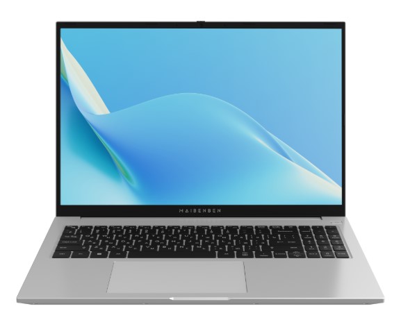 Ноутбук Maibenben M16B (M16B-R343UM) 16" IPS, R3-4300U/8/512/Linux, серебристый