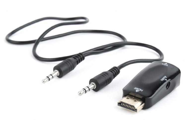 Переходник (видеоконвертер) HDMI -> VGA Cablexpert A-HDMI-VGA-02