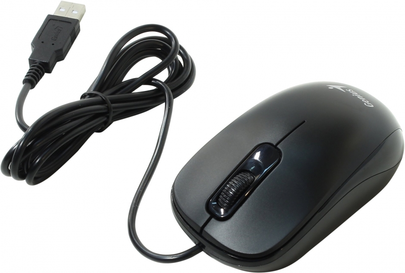 Мышь проводная Genius DX-110 черная, USB