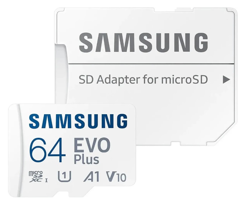 Карта памяти microSDXC UHS-I Card 64Gb Samsung EVO PLUS (с адаптером)
