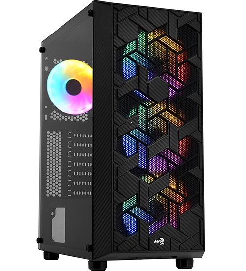 Корпус ATX без БП AeroCool Hive-G-BK-v2 (уценка)