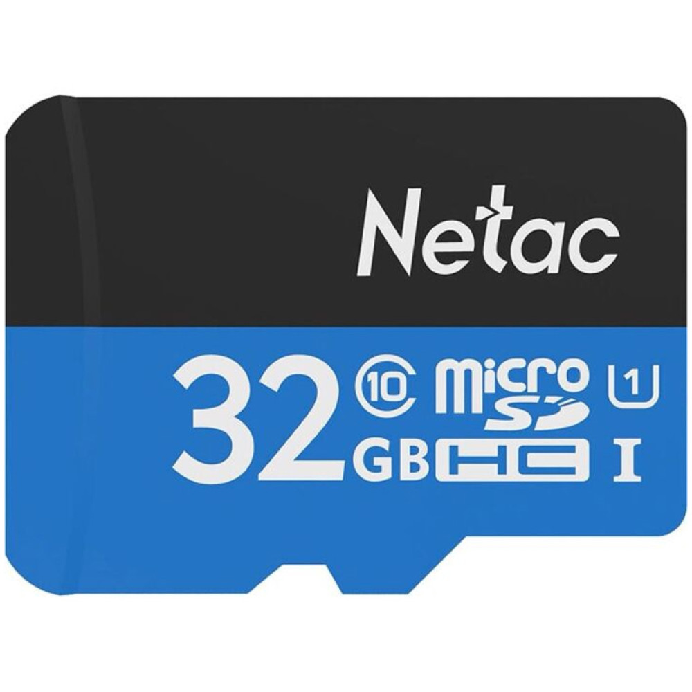 Карта памяти microSDHC Card UHS-I U1 32Gb Netac P500 (NT02P500STN-032G-S)