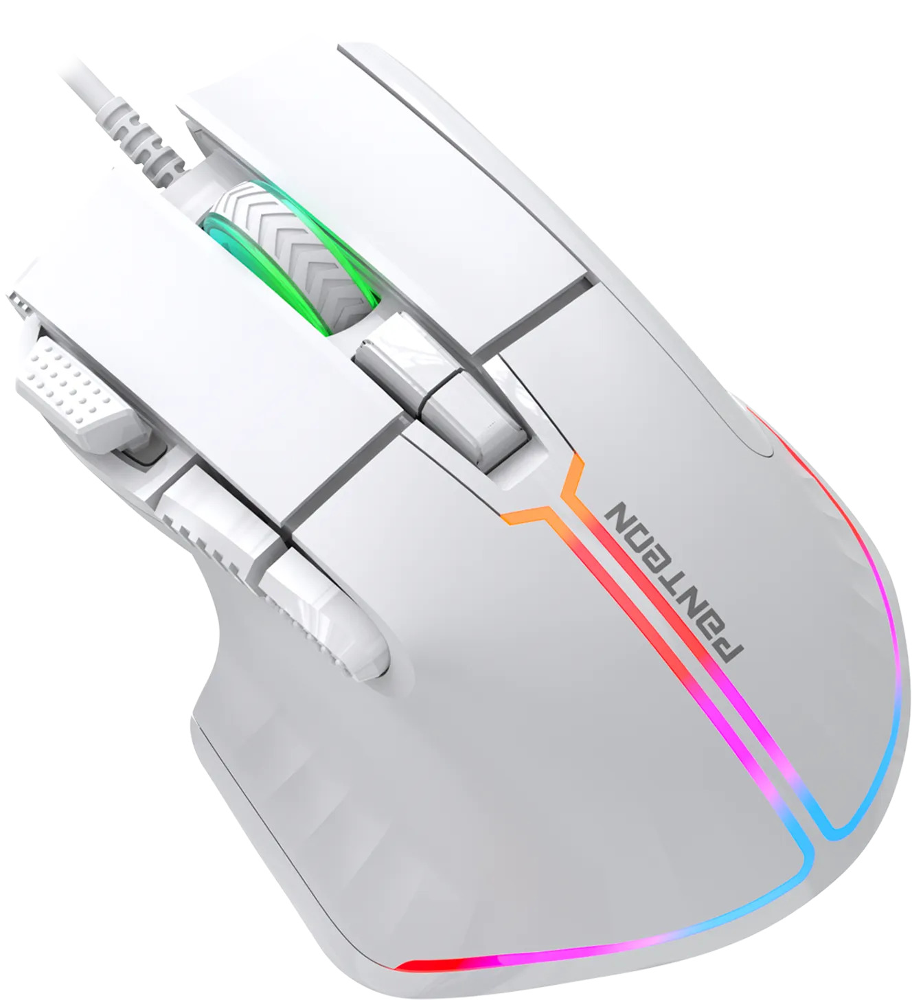 Мышь игровая PANTEON MS89, белая USB