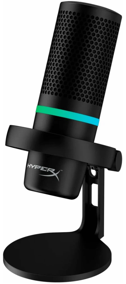 Игровой микрофон HyperX DuoCast, черный