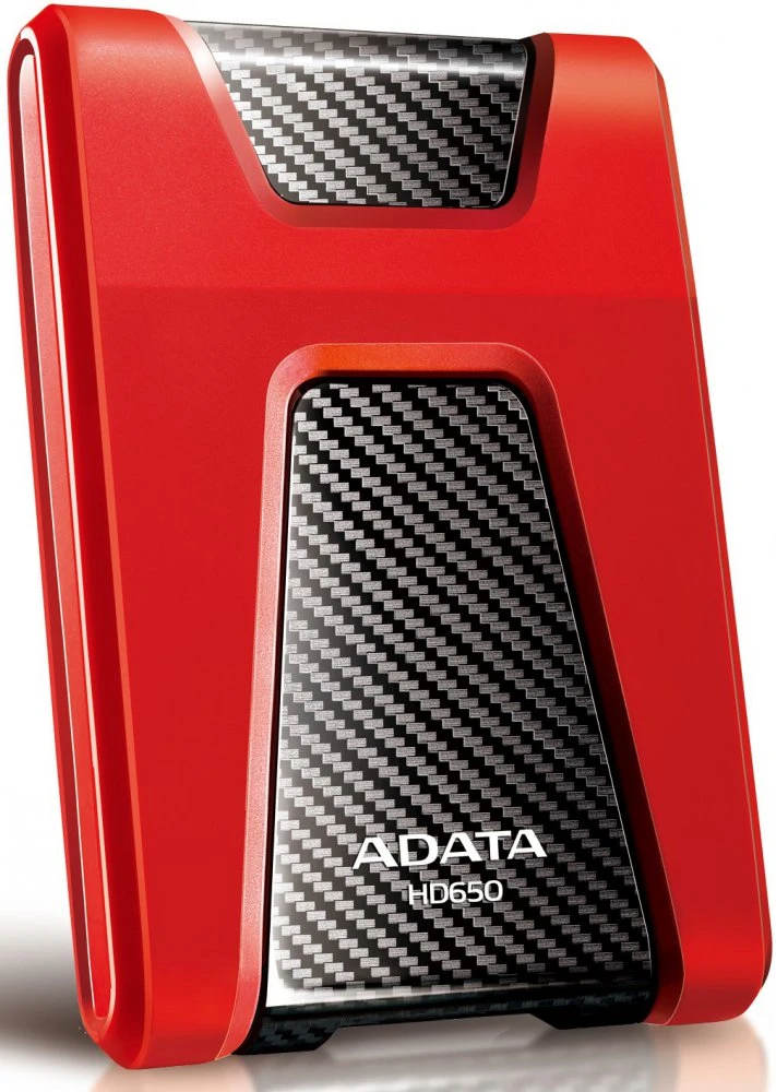 Внешний накопитель HDD 1Tb A-Data HD650 USB 3.1 (AHD650-1TU31-CRD), красный