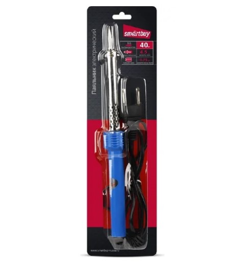 Паяльник электрический Smartbuy SBT-SI-40, 40 Вт, 0.8m, Smartbuy SBT-SI-40