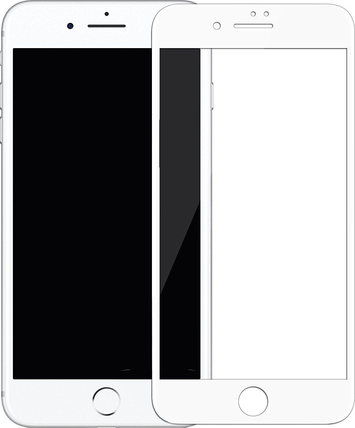 Защитное стекло для iPhone 7/8 Full Glue White