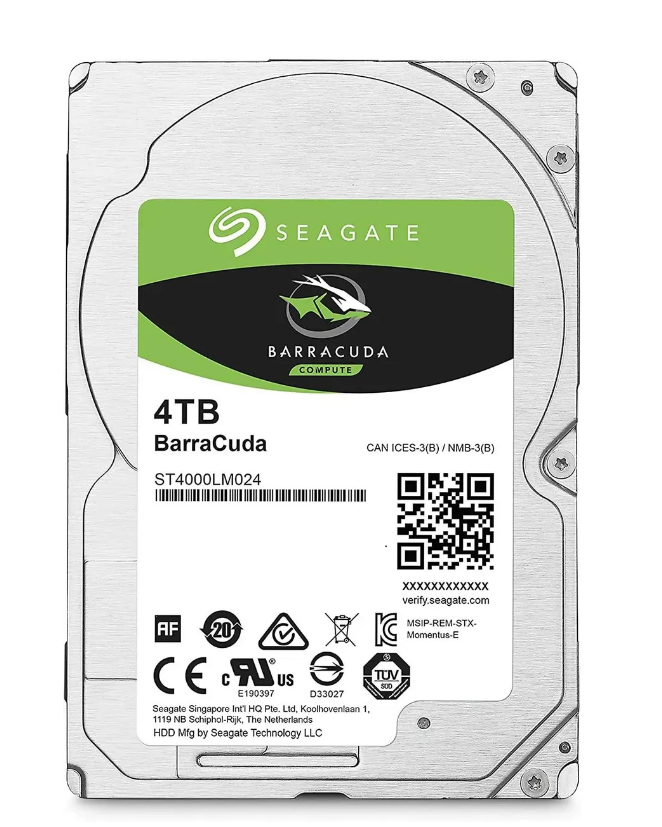 Жесткий диск 2.5" 4000Gb Seagate Barracuda (ST4000LM024)
