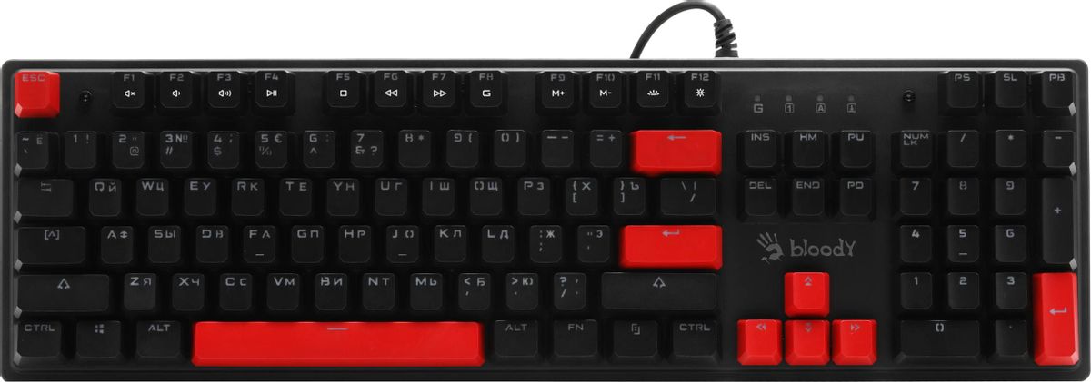 Клавиатура игровая A4Tech Bloody S510R черный