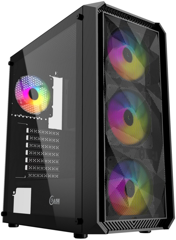Корпус ATX без БП Powercase Mistral Edge (CMIEB-L4)