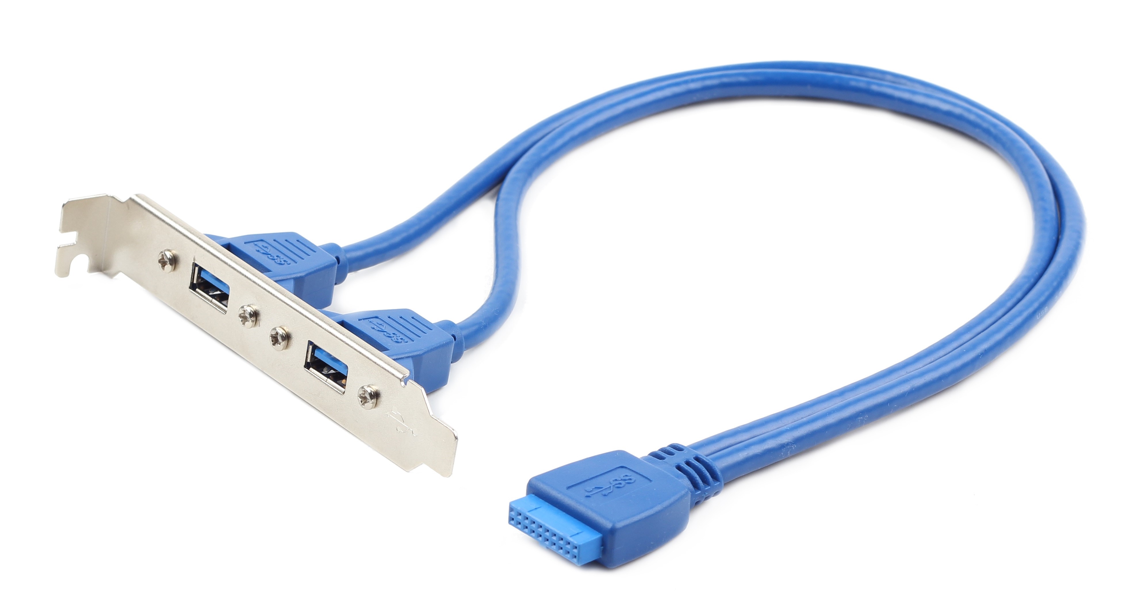Планка в системный блок Gembird на 2xUSB 3.0/20pin мат.платы