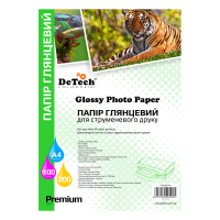 Фотобумага DeTech A4 Глянцевая 200г/м 50л 210х297мм PP200G A4 50