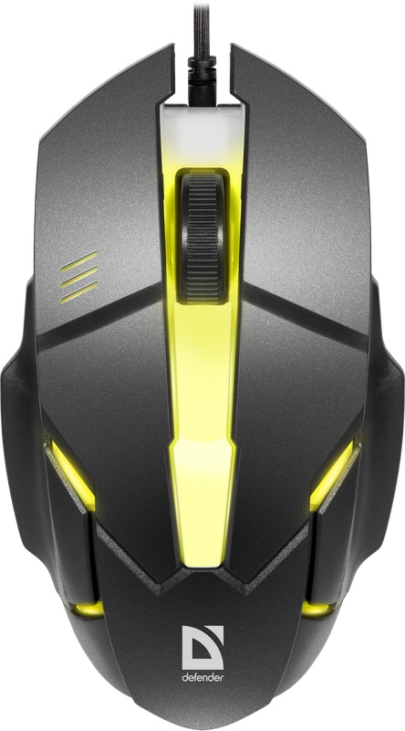 Мышь проводная Defender Host MB-982 7цветов, черный