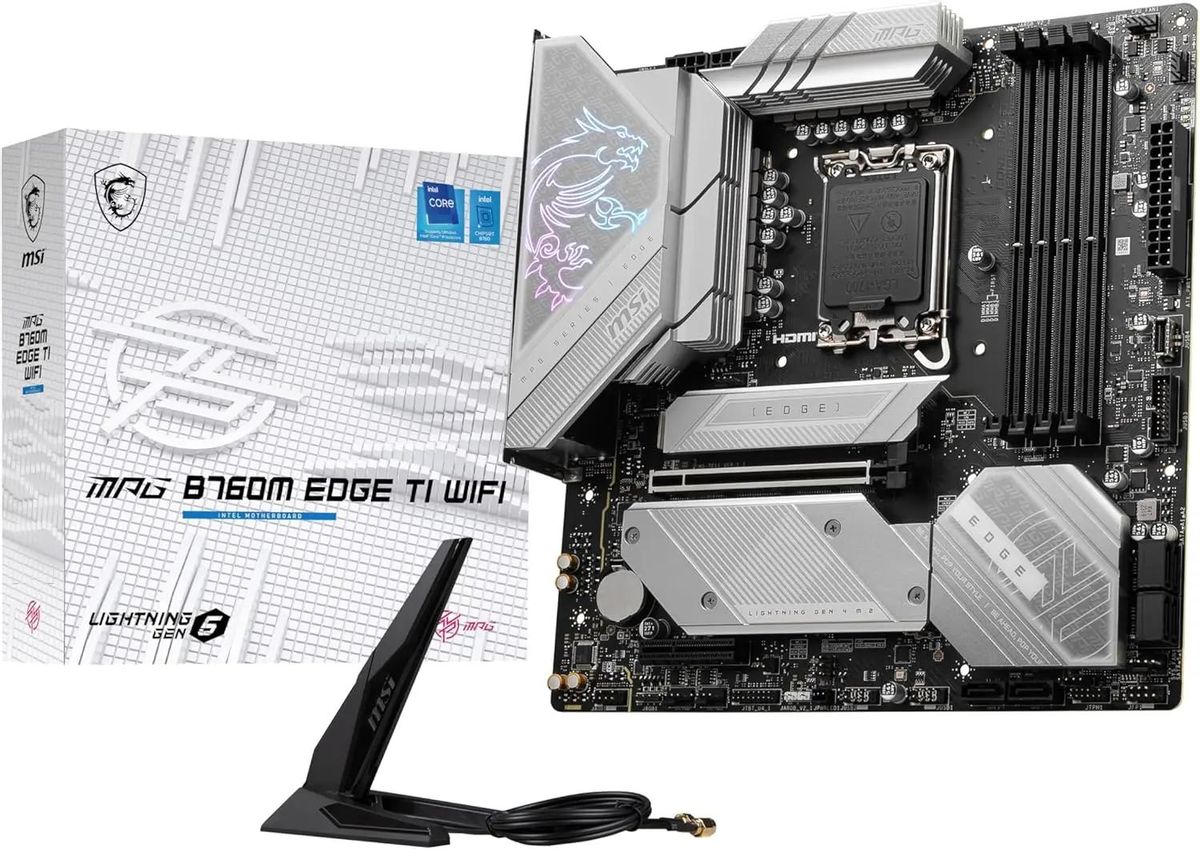Материнская плата Socket 1700 MSI MPG B760M EDGE TI WIFI DDR5